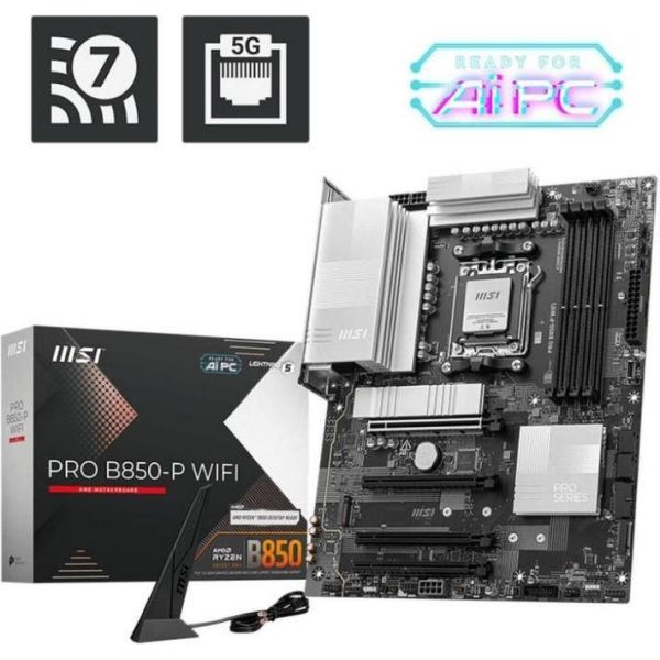 Материнська плата MSI PRO B850-P WIFI фото №2