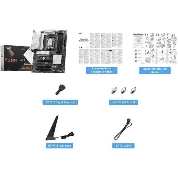 Материнська плата MSI PRO B850-P WIFI фото №4