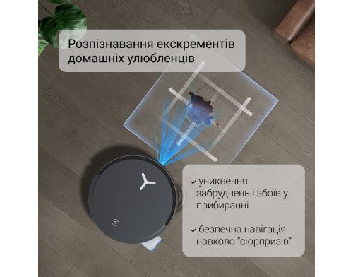 Робот-пылесос с влажной уборкой ECOVACS Deebot X8 Omni Black фото №6