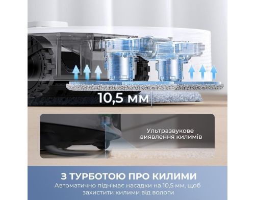 Робот-пылесос с влажной уборкой MOVA E40 Ultra (RLE21SE) фото №7