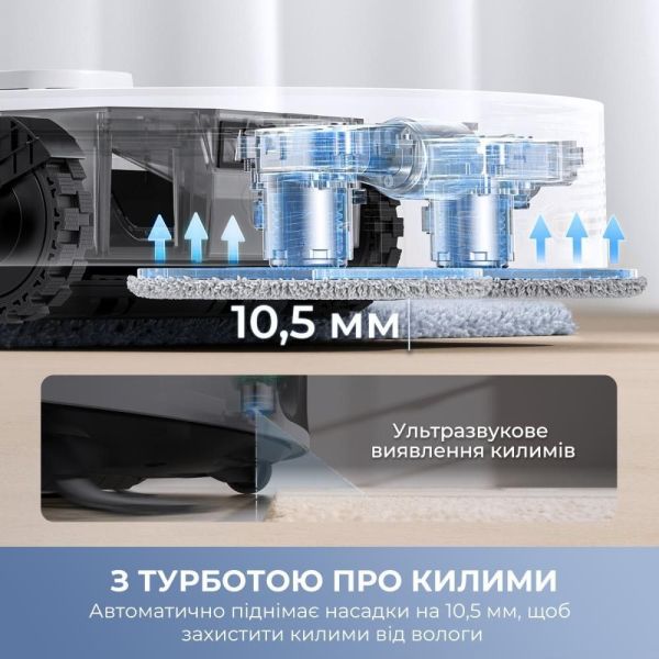 Робот-пылесос с влажной уборкой MOVA E40 Ultra (RLE21SE) фото №7