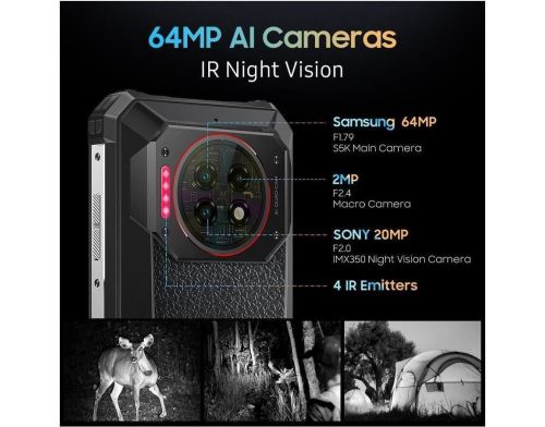 Смартфон Oukitel WP19 Pro 8/256GB black фото №10