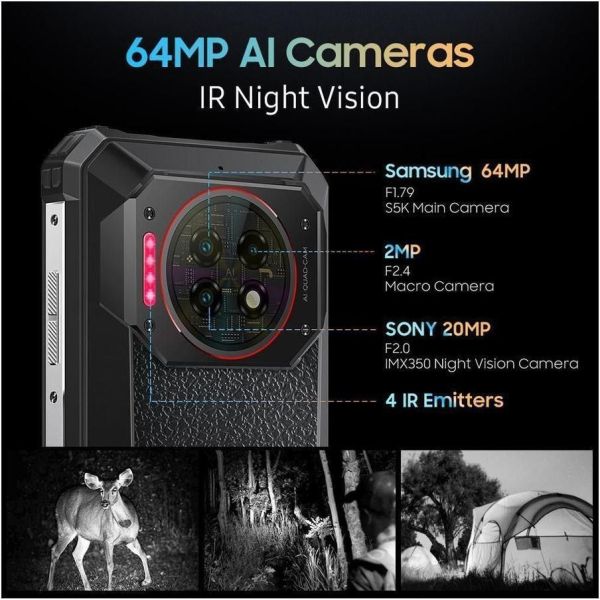Смартфон Oukitel WP19 Pro 8/256GB black фото №10