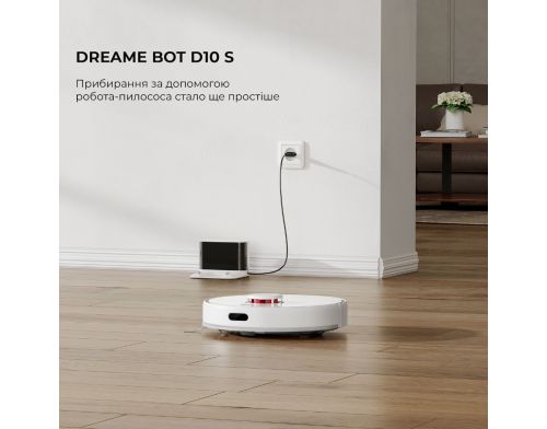 Робот-пылесос с влажной уборкой Dreame Bot D10s White (RLS3L) фото №2