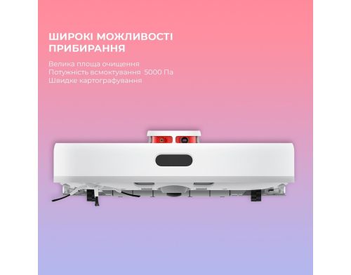 Робот-пылесос с влажной уборкой Dreame Bot D10s White (RLS3L) фото №4