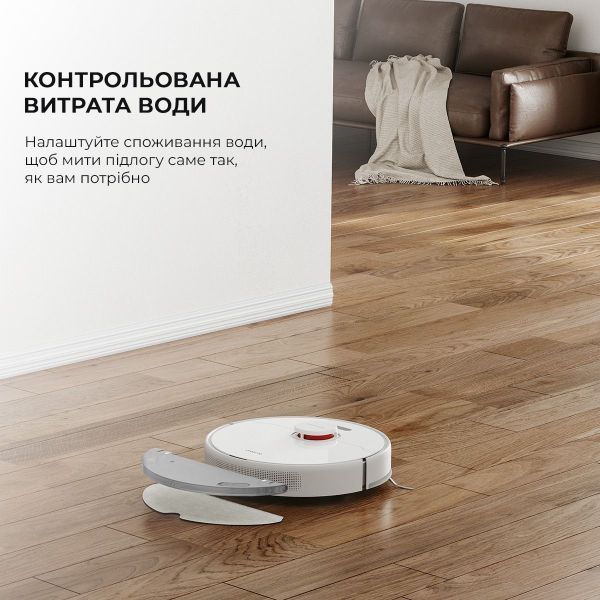 Робот-пылесос с влажной уборкой Dreame Bot D10s White (RLS3L) фото №5