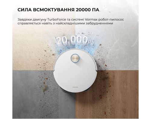 Робот-пылесос с влажной уборкой Dreame X50 Ultra White (RLX85CE-6-Wh) фото №6