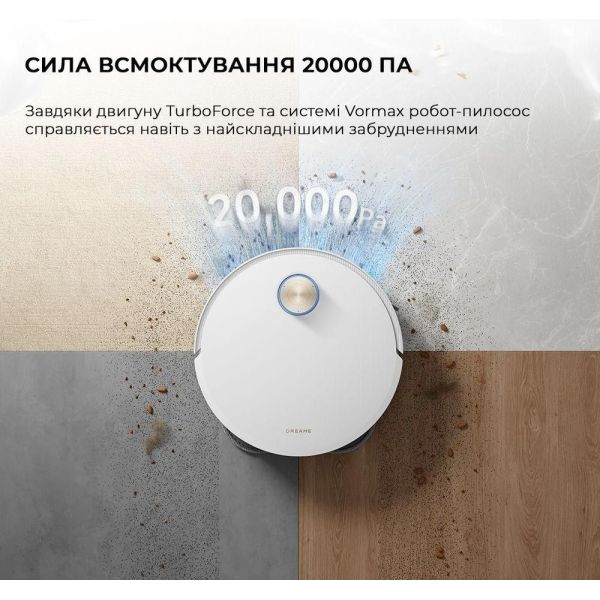Робот-пылесос с влажной уборкой Dreame X50 Ultra White (RLX85CE-6-Wh) фото №6