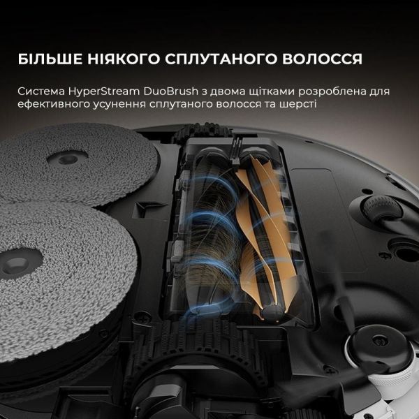 Робот-пылесос с влажной уборкой Dreame X50 Ultra White (RLX85CE-6-Wh) фото №9