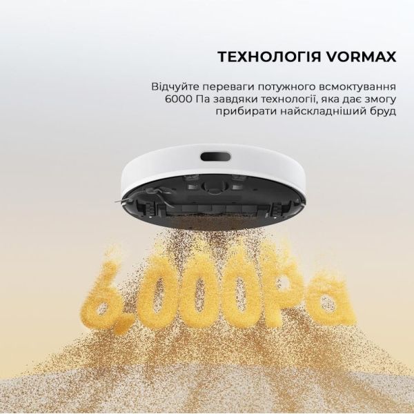 Робот-пилосос з вологим прибиранням Dreame D9 MAX White Gen 2 (RLD34GA-Wh) фото №3