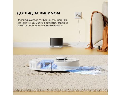 Робот-пилосос з вологим прибиранням Dreame D9 MAX White Gen 2 (RLD34GA-Wh) фото №4