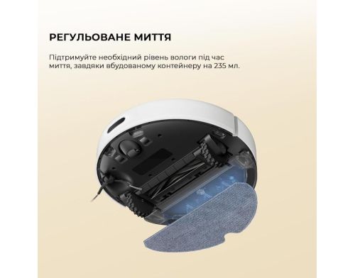 Робот-пилосос з вологим прибиранням Dreame D9 MAX White Gen 2 (RLD34GA-Wh) фото №7