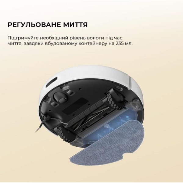 Робот-пилосос з вологим прибиранням Dreame D9 MAX White Gen 2 (RLD34GA-Wh) фото №7