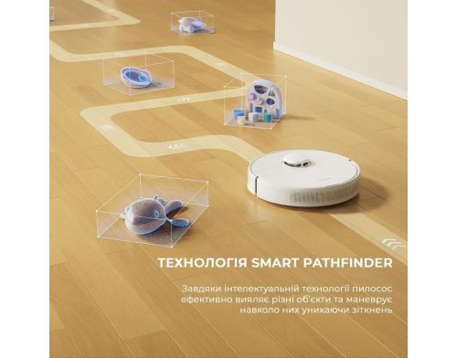 Робот-пилосос з вологим прибиранням Dreame D9 MAX White Gen 2 (RLD34GA-Wh) фото №9