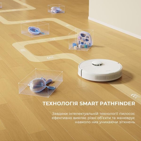 Робот-пилосос з вологим прибиранням Dreame D9 MAX White Gen 2 (RLD34GA-Wh) фото №9