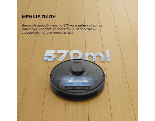 Робот-пылесос с влажной уборкой Dreame D9 Max Black Gen 2 (RLD34GA-Bl) фото №5