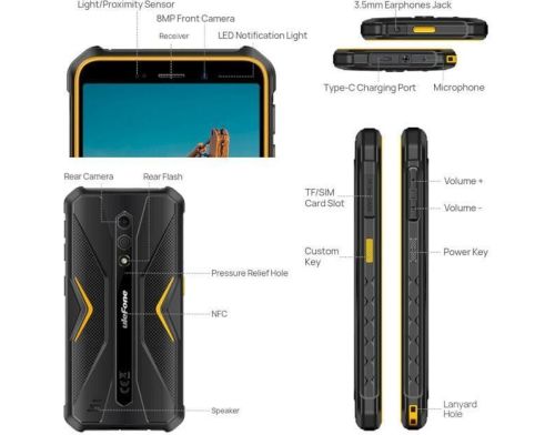 Смартфон Ulefone Armor X12 Pro 4/64GB Black фото №9