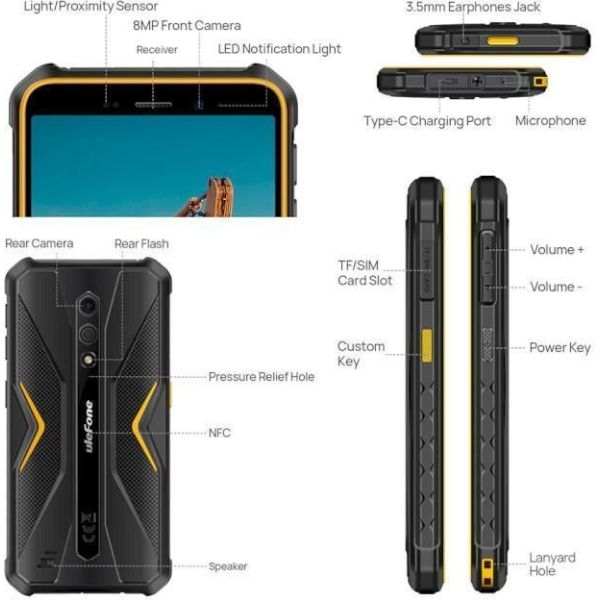 Смартфон Ulefone Armor X12 Pro 4/64GB Black фото №9