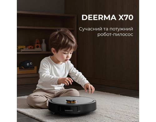 Робот-пылесос с влажной уборкой Deerma X70 (DEM-X70) фото №2