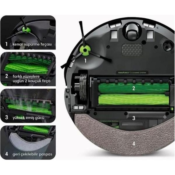 Робот-пылесос с влажной уборкой iRobot Roomba Combo j7+ фото №6