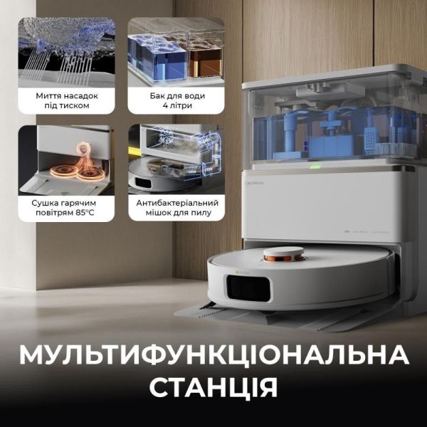 Робот-пылесос с влажной уборкой Deerma X80 (DEM-X80) фото №2