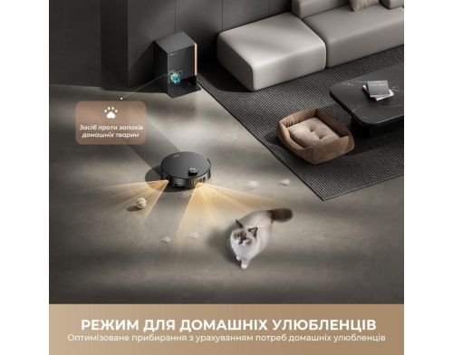 Робот-пылесос с влажной уборкой MOVA MOBIUS 60 Black-EUA (RLV83LE) фото №9