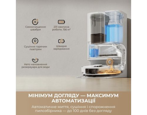 Робот-пылесос с влажной уборкой Dreame Bot L10 Ultra Gen 3 Black (RLL53SE-BL) фото №6