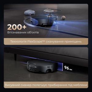 Робот-пылесос с влажной уборкой MOVA Z60 Ultra Roller Complete Black (RLZ83CE-1)