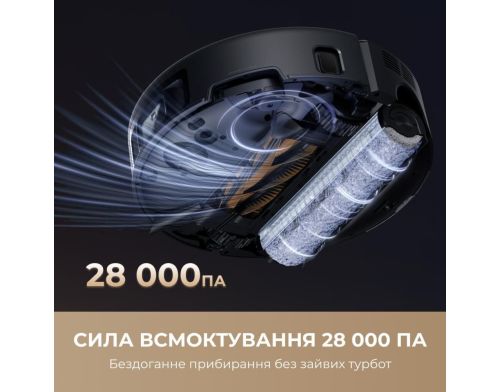 Робот-пылесос с влажной уборкой MOVA Z60 Ultra Roller Complete Black (RLZ83CE-1) фото №4