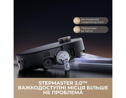 Робот-пылесос с влажной уборкой MOVA Z60 Ultra Roller Complete Black (RLZ83CE-1) фото №7