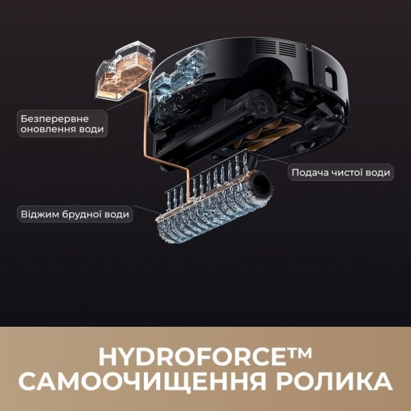 Робот-пылесос с влажной уборкой MOVA Z60 Ultra Roller Complete Black (RLZ83CE-1) фото №9