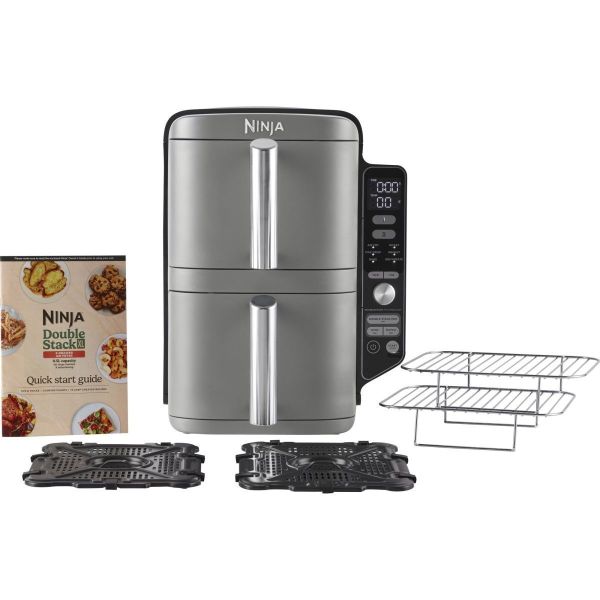 Мультипеч NINJA Double Stack XL 2-Level Air Fryer 9.5L (SL400EU) фото №3