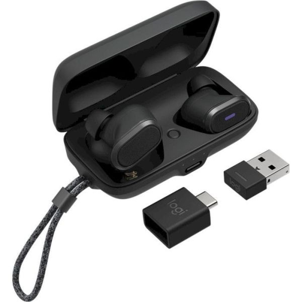 Наушники Logitech Zone True Wireless Graphite (985-001082) фото №2