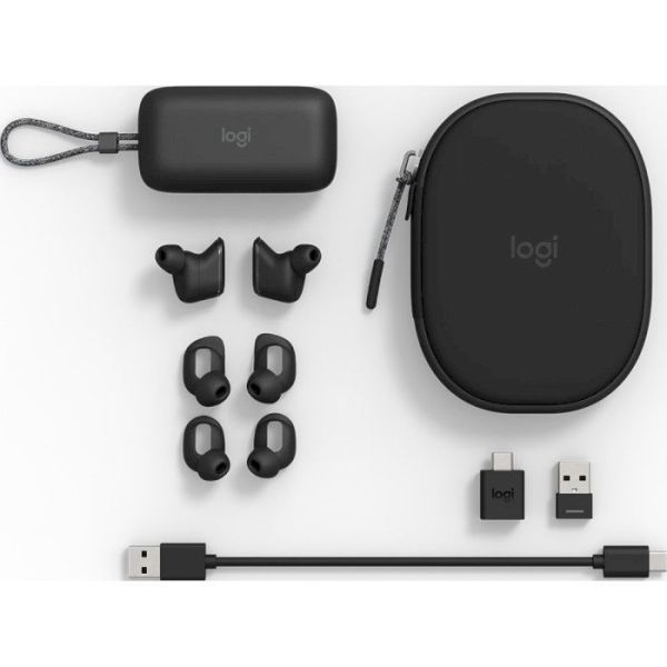 Наушники Logitech Zone True Wireless Graphite (985-001082) фото №3