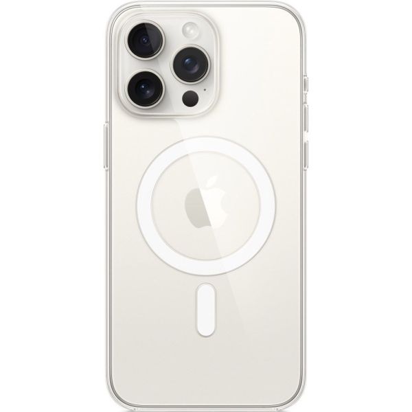 Чехол Apple iPhone 15 Pro Max Clear Case with MagSafe (MT233) фото №2