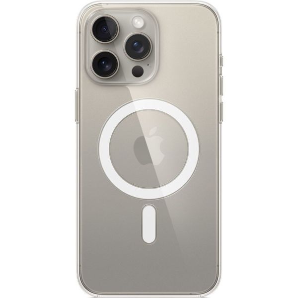 Чехол Apple iPhone 15 Pro Max Clear Case with MagSafe (MT233) фото №3