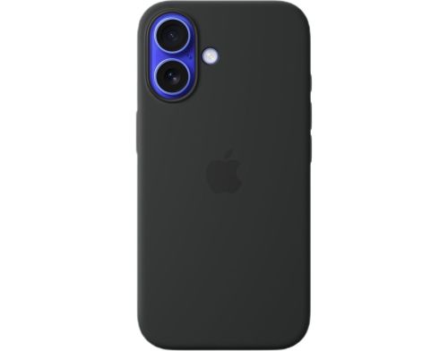 Чехол Apple iPhone 16 Silicone Case with MagSafe - Black (MYY13) фото №2
