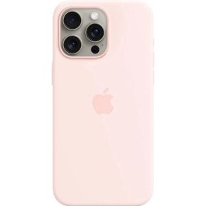 Чехол Apple iPhone 15 Pro Max Silicone Case with MagSafe - Light Pink (MT1U3)