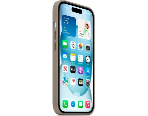 Чехол Apple iPhone 15 Pro Silicone Case with MagSafe - Clay (MT1E3) фото №3