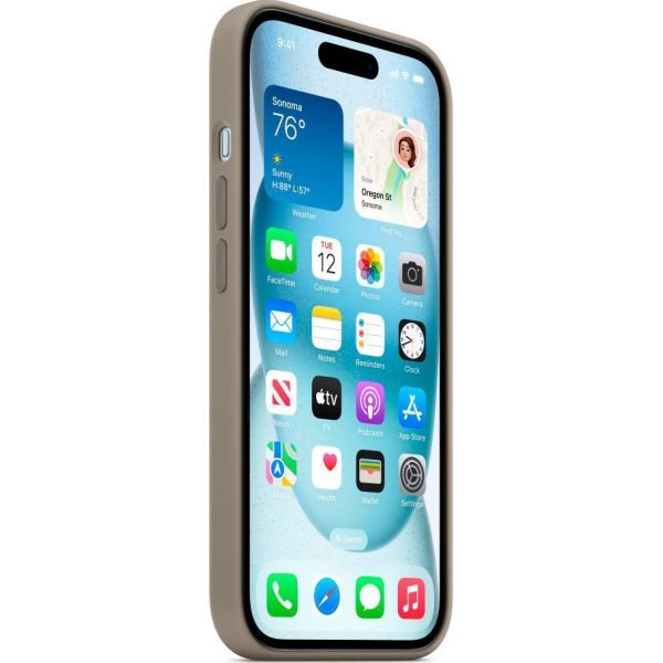 Чехол Apple iPhone 15 Pro Silicone Case with MagSafe - Clay (MT1E3) фото №3