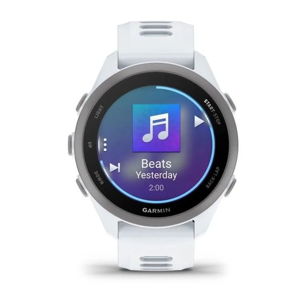 Смарт-часы Garmin Forerunner 170 Music Whitestone with Whitestone/Cloud Blue Band (010-03920-11) фото №3