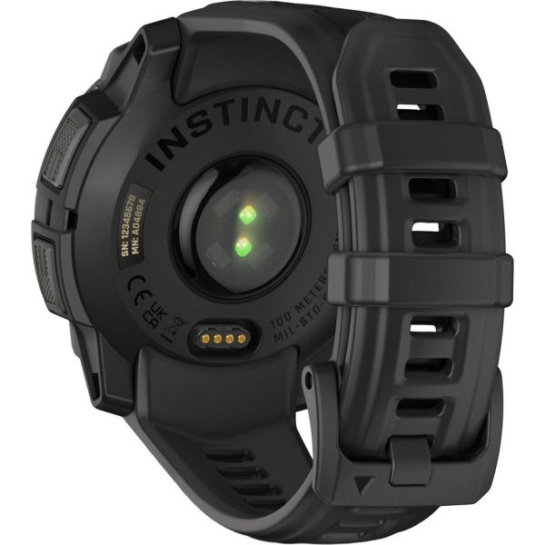 Смарт-часы Garmin Instinct 3 45mm AMOLED Black with Blue Band (010-02936-03/43) фото №2