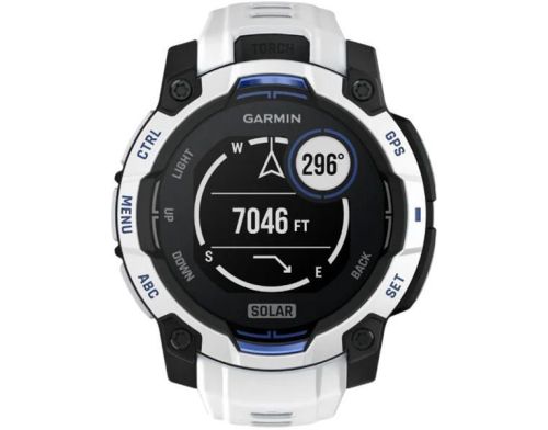 Смарт-часы Garmin Instinct 3 45mm Solar Whitestone with Whitestone Band (010-02934-03/43) фото №2
