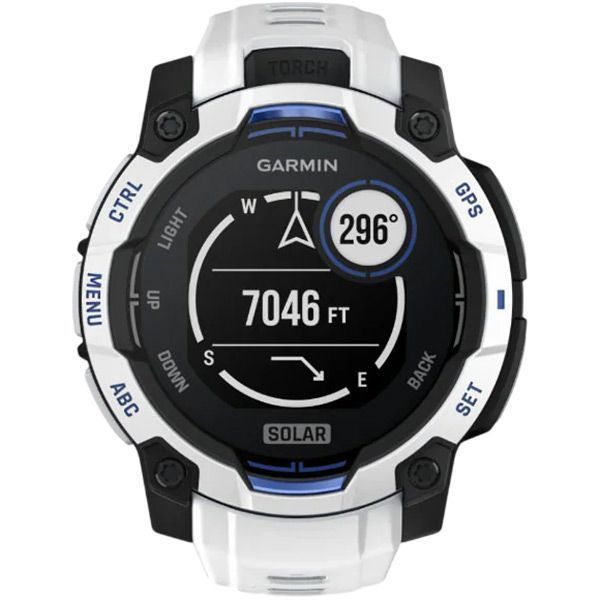 Смарт-часы Garmin Instinct 3 45mm Solar Whitestone with Whitestone Band (010-02934-03/43) фото №2