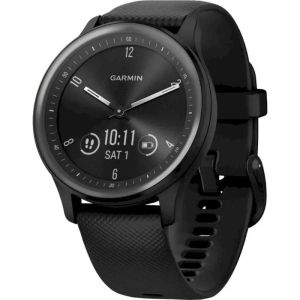 Смарт-часы Garmin Vivomove Trend Slate S. Steel Bezel with Black Case and S. Band (010-02665-00)