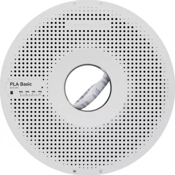 Филамент Bambu Lab PLA Basic 1kg Jade White (A00-W1-1.75-1000-spl) фото №3