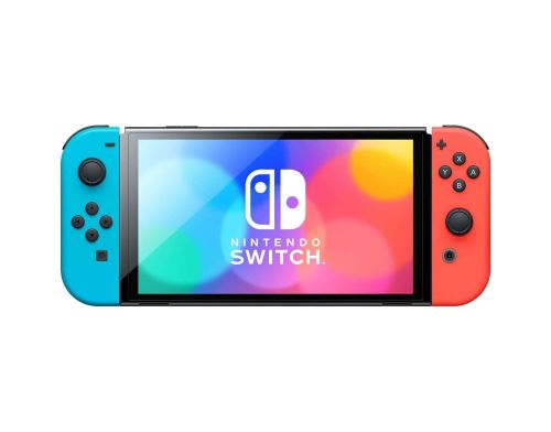 Портативная игровая консоль Nintendo Switch Neon Red Обновленная Б.У; фото №3