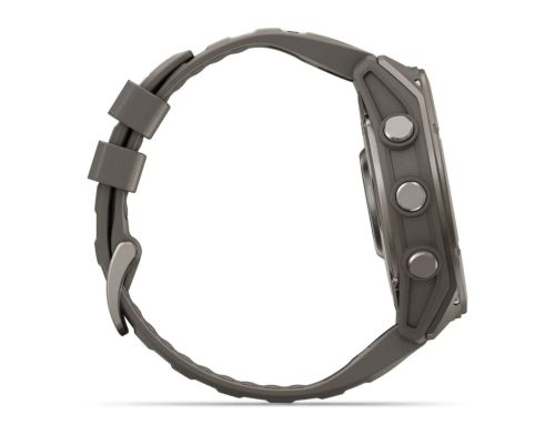 Смарт-часы Garmin Fenix 9 51mm Titanium with Pebble Gray Silicone Band (010-04763-01) фото №2