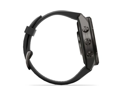 Смарт-годинник Garmin Fenix 9 Pro 43mm LTE Carbon Gray DLC Titanium with Black Silicone Band (010-04335-11) фото №3