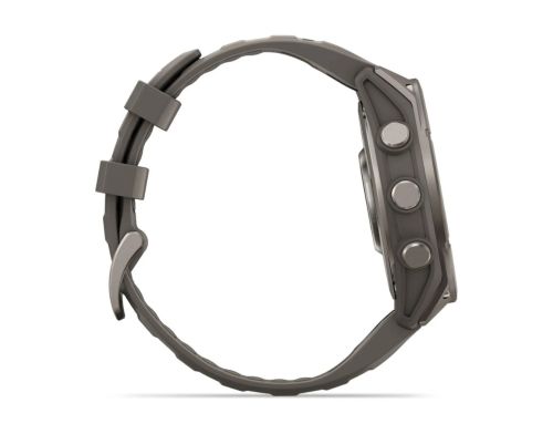 Смарт-часы Garmin Fenix 9 47mm Titanium with Pebble Gray Silicone Band (010-04762-01) фото №2